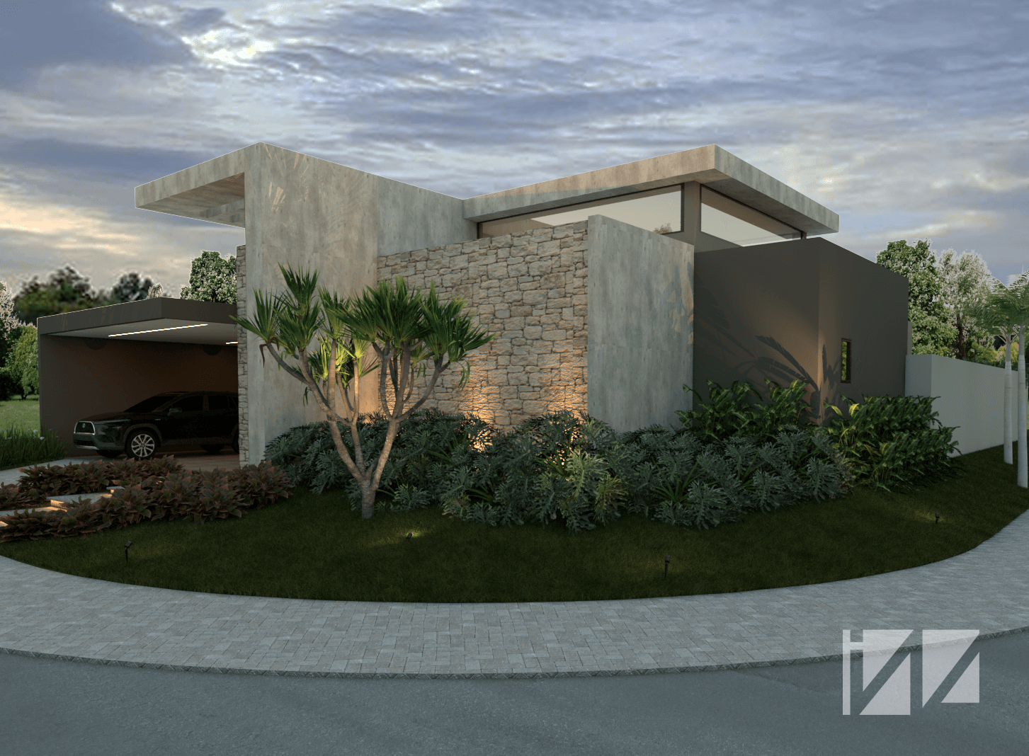 Residência D&T - Projeto arquitetônico 1