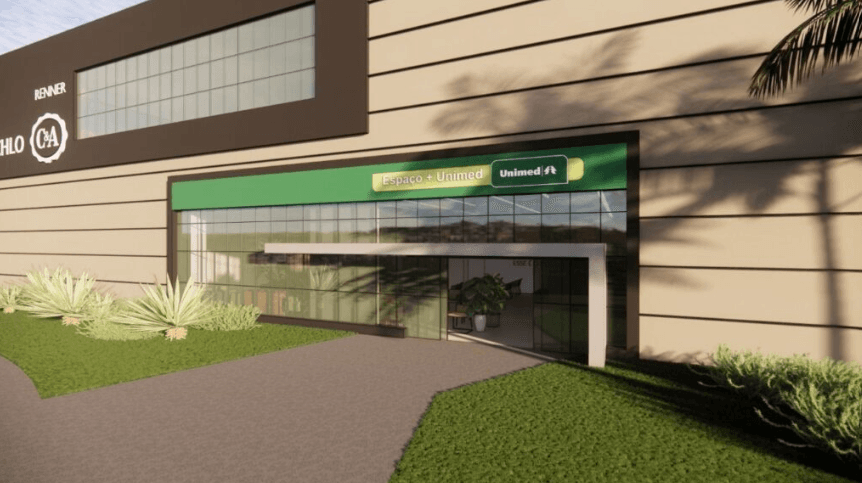 Unimed Shopping - Projeto arquitetônico